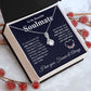My Beautiful Soulmate Necklace My Last Everything, Promise Necklace For Her, Fiance Gifts For Her, Valentine Gifts For Future Wife With Message Card Box LED, Soulmate Necklace For Women, To My Wife Necklace copy Allruing Necklace