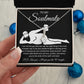 To My Soulmate Necklace For Women, Funny Gifts For Girlfriend,Valentine Christmas Presents For Girlfriend, Best Birthday Meaningful Gift Ideas For Wife, Women Romantic Jewelry For Her Anniversary Message Card and Gift Box Styles Allruing Necklace
