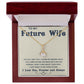 Soulmate Necklace For Women, Soulmate Gifts For Her, Future Wife Necklace, Necklaces For Girlfriend, To My Wife Necklace, Wife Necklace From Husband, Necklace Message Card and Gift Box Styles on Birthday, Christmas, Valentine Allruing Necklace