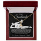 To My Soulmate Necklace For Women, Funny Gifts For Girlfriend,Valentine Christmas Presents For Girlfriend, Best Birthday Meaningful Gift Ideas For Wife, Women Romantic Jewelry For Her Anniversary Message Card and Gift Box Styles Allruing Necklace