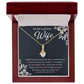 Soulmate Necklace For Women, To My Future Soulmate, Soulmate Gifts For Her, Future Wife Necklace, Necklaces For Girlfriend, To My Wife Necklace, Wife Necklace From Husband Necklace Message Card and Gift Box Styles on Birthday, Christmas, Valentine Allruin
