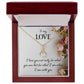 To My Love Necklace I Love You Not Only Gifts For Her Unique Necklaces For Wife From Valentines Day Anniversary Birthday For Her, Love Knot Meaningful Necklace Message Card and Gift Box Styles on Birthday, Christmas, Anniversary Allruing Necklace