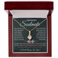 My Beautiful Soulmate Necklace Future Wife Gifts, Promise Necklace For Her, Fiance Gifts For Her, Valentine Gifts For Soulmate With Message Card Box LED, Soulmate Necklace For Women, To My Wife Necklace Allruing Necklace