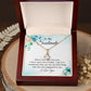 To My Soulmate, To My Wife Necklace, Wife Necklace, Wife Gift, WIfe Gift From Husband, Happy Anniversary, Meaningful Necklace Message Card and Gift Box Styles on Birthday, Christmas, Anniversary Allruing Necklace