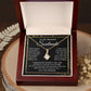 Soulmate Necklace Gift From Husband, Anniversary Romantic Gifts for Soulmate from Husband, Wife Wedding Gifts Message Card and Necklace Gifts Box Gift Box Styles on Birthday, Wedding, Anniversary, Valentine Allruing Necklace