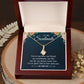 To My Beautiful Soulmate Necklace for her Jewelry For Her Couples Gifts Necklaces For Soul Mate Christmas Jewelry Romantic, Love Knot Meaningful Necklace Message Card and Gift Box Styles on Birthday, Christmas, Anniversary  Allruing Necklace