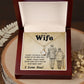 Soulmate Necklace For Women, Soulmate Gifts For Her, Future Wife Necklace, Necklaces Girlfriend, To My Wife Necklace, Wife Necklace From Husband, Necklace Message Card and Gift Box Styles on Birthday, Christmas, Valentine, Anniversary Allruing Necklace