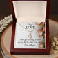 To My Love Necklace I Love You Not Only Gifts For Her Unique Necklaces For Wife From Valentines Day Anniversary Birthday For Her, Love Knot Meaningful Necklace Message Card and Gift Box Styles on Birthday, Christmas, Anniversary Allruing Necklace