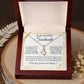 Couples Gifts To My Beautiful Soulmate Necklace From Husband, Necklace For Wife From Husband, Wife Wedding From Husband, To My Wife, Necklace Custom Name Message Card and Gift Box Styles on Birthday, Christmas, Wedding, Anniversary Allruing Necklace