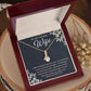 Soulmate Necklace For Women, To My Future Soulmate, Soulmate Gifts For Her, Future Wife Necklace, Necklaces For Girlfriend, To My Wife Necklace, Wife Necklace From Husband Necklace Message Card and Gift Box Styles on Birthday, Christmas, Valentine Allruin