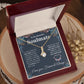 Beautiful Soulmate Necklace My Last Everything, Promise Necklace For Her, Fiance Gift For Her, Wedding Gifts For Future Wife With Message Card Box LED, Soulmate Necklace For Women, To My Wife Necklace Allruing Necklace