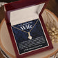 Gifts For Wife Birthday Gifts From Husband Necklace Valentines Day, Necklace for Future Soulmate, Wedding Valentine Jewelry for Wife Necklace Gifts from Husband - Soulmate Gift Necklace with Message Card and Gift Box Allruing Necklace