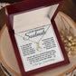 To My Beautiful Soulmate Necklace Gift for Her, Soulmate for Wife Birthday Gifts from Husband, Anniversary Jewelry for Women, Soulmate Gifts, Message Card and Necklace Gifts Box Gift Box Styles on Birthday, Wedding, Anniversary, Valentine Allruing Necklac
