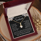 Soulmate Necklace Gift for Her, Soulmate Jewelry, Necklace for Future Wife, Wedding Valentine Jewelry for Wife Necklace Gifts from Husband - Soulmate Gift Necklace with Message Card and Gift Box Allruing Necklace