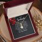 Soulmate Necklace Gifts From Husband, Wedding Anniversary Jewelry For Wife From Husband, Wife Birthday Gifts From Husband, To My Unbiological Sister Message Card and Gift Box styles On Birthday, Christmas, Anniversary  Allruing Necklace