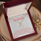Couples Gifts, Soulmate Necklace Gifts From Husband, Wedding Anniversary Jewelry For Wife From Husband, Wife Birthday From Husband, To My Soulmate Message Card and Gift Box styles On Birthday, Christmas, Anniversary  Allruing Necklace