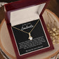 To My Lovely Soulmate Necklace Gift From Husband To My Badass Wife Pendant Valentine Jewelry with Message Card and Gift Box. Gift for Wife. Necklace Gift Set for Wife Necklace Gifts Box Gift Box Styles Allruing Necklace