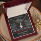My Beautiful Wife Necklace Future Wife Gifts, Promise Necklace For Her, Fiance Gifts For Her, Valentine Gifts For Soulmate From Husband With Message Card Box LED, Soulmate Necklace For Women, To My Wife Necklace Allruing Necklace