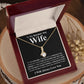 Gifts For Wife Birthday Gifts From Husband Necklace Valentines Day, Necklace for Future Soulmate, Valentine Anniversary Jewelry for Wife Necklace Gifts from Husband - Soulmate Gift Necklace with Message Card and Gift Box Allruing Necklace