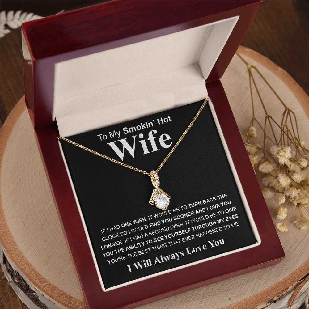 Gifts For Wife Birthday Gifts From Husband Necklace Valentines Day, Necklace for Future Soulmate, Valentine Anniversary Jewelry for Wife Necklace Gifts from Husband - Soulmate Gift Necklace with Message Card and Gift Box Allruing Necklace