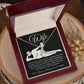 To My Wife Necklace For Women, Funny Gifts For Girlfriend,Valentine Christmas Presents For Girlfriend, Best Birthday Meaningful Gift Ideas For Wife, Women Romantic Jewelry For Her Anniversary Message Card and Gift Box Styles Allruing Necklace