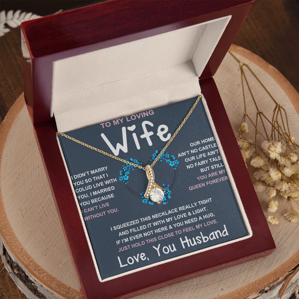 Soulmate Necklace For Women, To My Future Wife, Soulmate Gifts For Her, Future Wife Necklace, Necklaces For Girlfriend, To My Wife Necklace, Wife Necklace From Husband Necklace Message Card and Gift Box Styles on Birthday, Christmas, Valentine Allruing Ne