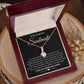 To My Beautiful Soulmate Necklace Birthday Gifts for Wife Gifts from Husband, Wife Valentine Gifts, Gifts for Wife, Message Card and Necklace Gift Box Gift Box Styles on Birthday, Wedding, Anniversary, Valentine Allruing Necklace