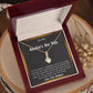 to My Smokin Hot Wife Necklace Future Wife Gifts, Promise Necklace For Her, Fiance Gifts For Her, Valentine Birthday Gifts For Future Wife With Message Card Box LED, Soulmate Necklace For Women, To My Wife Necklace Allruing Necklace