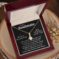To My Soulmate Necklace To My Future Wife Necklace Gifts, Promise Necklace For Her, Fiance Gifts For Her, Valentine Gifts For Soulmate From Husband With Message Card Box LED, Soulmate Necklace For Women, To My Wife Necklace Allruing Necklace