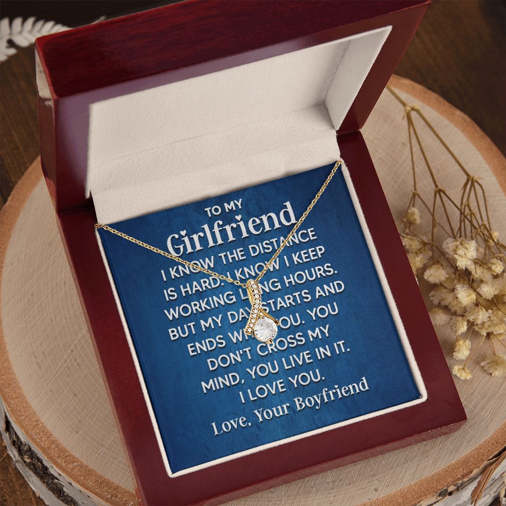 Couples Gifts Soulmate Necklace Gifts From Husband, Wedding Anniversary Jewelry For Wife From Husband, Wife Birthday Gifts From Husband, To My Unbiological Sister Message Card and Gift Box styles On Birthday, Christmas, Anniversary  Allruing Necklace