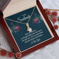 To My Soulmate Necklace for her Jewelry For Her Couples Gifts Necklaces For Soul Mate Christmas Jewelry, Dear Wife, Forever & Always, Love Knot Meaningful Necklace Message Card and Gift Box Styles on Birthday, Christmas, Anniversary Allruing Necklace