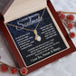 To My Beautiful Soulmate Necklace, Soulmate Jewelry For Women, Wife Necklace From Husband, Wife Anniversary Gifts Necklace For Wife, Soulmate Gifts For Her, To My Future Wife Necklace Soulmate Allruing Necklace