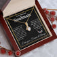 Beautiful Soulmate Necklace My Last Everything, Promise Necklace For Her, Fiance Gifts For Her, Wedding Valentine Gifts For Future Wife With Message Card Box LED, Soulmate Necklace For Women, To My Wife Necklace Allruing Necklace