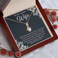 Soulmate Necklace For Women, To My Future Soulmate, Soulmate Gifts For Her, Future Wife Necklace, Necklaces For Girlfriend, To My Wife Necklace, Wife Necklace From Husband Necklace Message Card and Gift Box Styles on Birthday, Christmas, Valentine Allruin