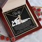 To My Wife Necklace For Women, Funny Gifts For Girlfriend,Valentine Christmas Presents For Girlfriend, Best Birthday Meaningful Gift Ideas For Wife, Women Romantic Jewelry For Her Wedding Message Card and Gift Box Styles Allruing Necklace