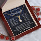Soulmate Necklace from Husband, Anniversary Romantic Gift for Wife from Husband to My Wife Necklaces for Wife Birthday Gifts, Wife Jewelry Necklace Message Card and Necklace Gift Box Gift Box Styles on Birthday, Wedding, Anniversary, Valentine Allruing Ne