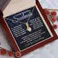 To My Beautiful Soulmate Necklace, Soulmate Jewelry For Women, Wife Necklace From Husband, Soulmate Gift For Her, To My Future Soulmate Necklace Message Card and Necklace Gift Box Gift Box Styles on Birthday, Wedding, Anniversary, Valentine Allruing Neckl