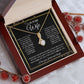 to My Future Wife Necklace Future Wife Gifts, Promise Necklace For Her, Fiance Gifts For Her, Valentine Birthday Gifts For Future Wife With Message Card Box LED, Soulmate Necklace For Women, To My Wife Necklace Allruing Necklace