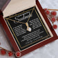 To My Beautiful Soulmate Necklace, Soulmate Jewelry For Women, Wife Necklace From Husband, Soulmate Gifts For Her, To My Future Soulmate Necklace Message Card and Necklace Gifts Box Gift Box Styles on Birthday, Wedding, Anniversary, Valentine Allruing Nec