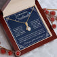 Couples Gifts, To My Beautiful Soulmate Necklace Gifts From Husband, Wedding Anniversary For Wife From Husband, To My Beautiful Wife Necklace, Necklace Custom Name Message Card and Gift Box Styles on Birthday, Christmas, Wedding, Anniversary Allruing Neck