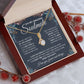 to My Soulmate Necklace, Soulmate Jewelry for Women, Wife Gifts from Husband, Wedding Necklace for Wife Soulmate Gifts Future Wife Necklace Message Card and Gift Box Styles on Birthday, Wedding, Anniversary, Valentine Allruing Necklace