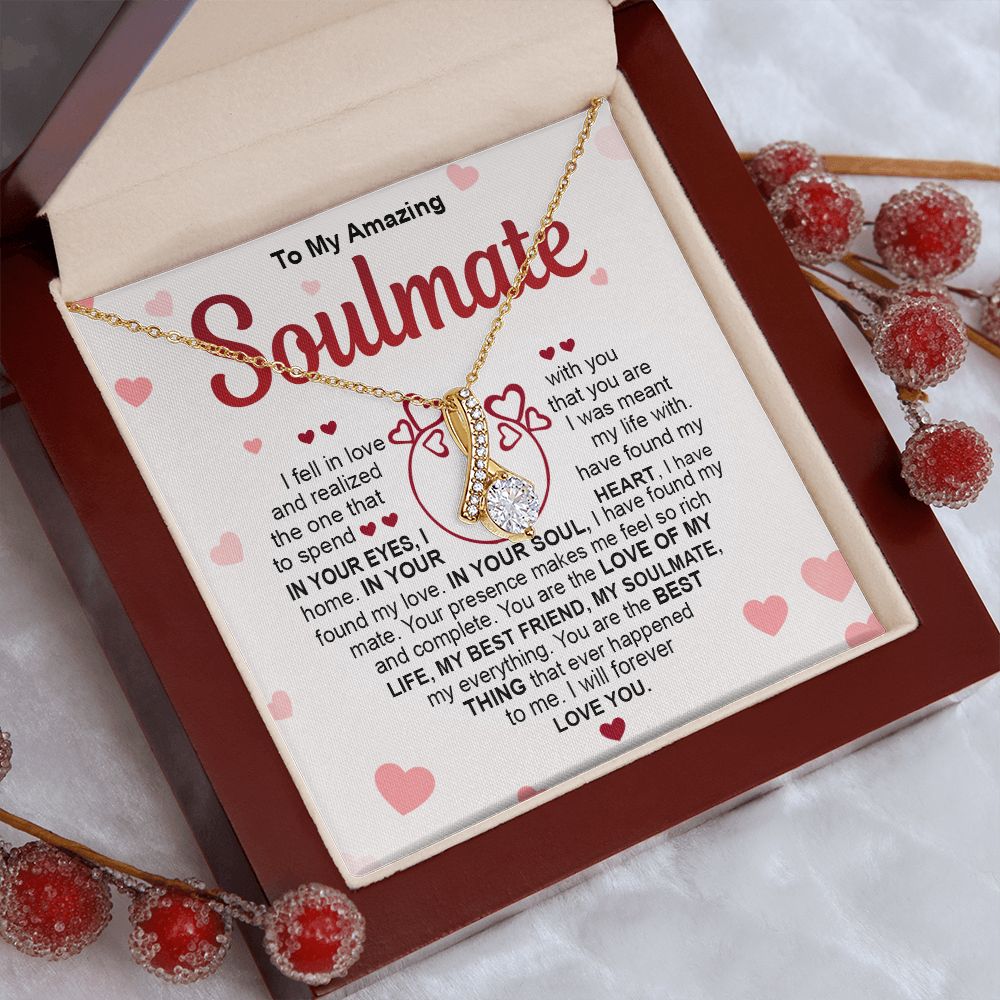 to my soulmate Allruing Necklace