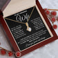to My Wife Necklace, Soulmate Jewelry for Women, Wife Gifts from Husband , Necklace for Wife Soulmate Gifts Future Wife Necklace Message Card and Gift Box Styles on Birthday, Wedding, Anniversary, Valentine Allruing Necklace