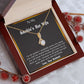 to My Smokin Hot Wife Necklace Future Wife Gifts, Promise Necklace For Her, Fiance Gifts For Her, Valentine Birthday Gifts For Future Wife With Message Card Box LED, Soulmate Necklace For Women, To My Wife Necklace Allruing Necklace
