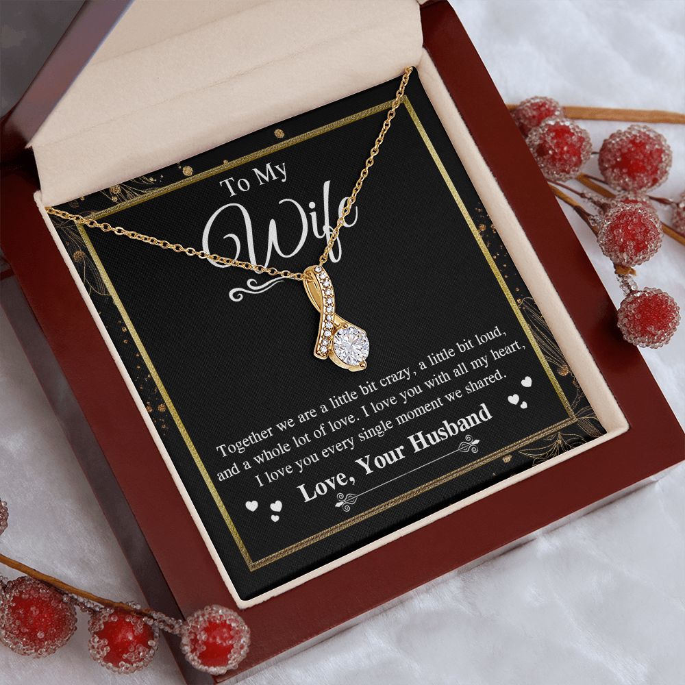 Valentine Gifts To My Soulmate Necklace Gifts for Wife from Husband, Soulmate Anniversary, Gift for Soulmate Necklace Message Card and Necklace Gift Box Gift Box Styles on Birthday, Wedding, Anniversary, Valentine Allruing Necklace