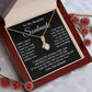 Soulmate Necklace Gift From Husband, Anniversary Romantic Gifts for Wife from Husband, Soulmate Birthday Gifts Message Card and Necklace Gifts Box Gift Box Styles on Birthday, Wedding, Anniversary, Valentine Allruing Necklace