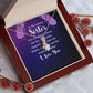 Couples Gifts, Loving Sister Necklace Gifts From Husband, Wedding Anniversary Jewelry For Wife From Husband, Wife Birthday From Husband, To My Unbiological Sister Message Card and Gift Box styles On Birthday, Christmas, Anniversary  Allruing Necklace