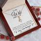 Valentine To My Soulmate Necklace Gifts for Wife from Husband, Soulmate Anniversary Gifts, Gift for Soulmate Necklace Message Card and Necklace Gift Box Gift Box Styles on Birthday, Wedding, Anniversary, Valentine Allruing Necklace