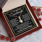 To My Beautiful Soulmate Necklace, Soulmate Jewelry For Women, Wife Necklace From Husband, Wife Gifts Necklace For Wife, Soulmate Gifts For Her, To My Future Wife Necklace Soulmate Allruing Necklace