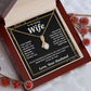 Valentine Gifts for Wife Necklace from Husband, Gifts for Wife from Husband, Wedding Gifts for Her Gifts Soulmate Message Card and Necklace Gift Box Gift Box Styles on Birthday, Wedding, Anniversary, Valentine Allruing Necklace